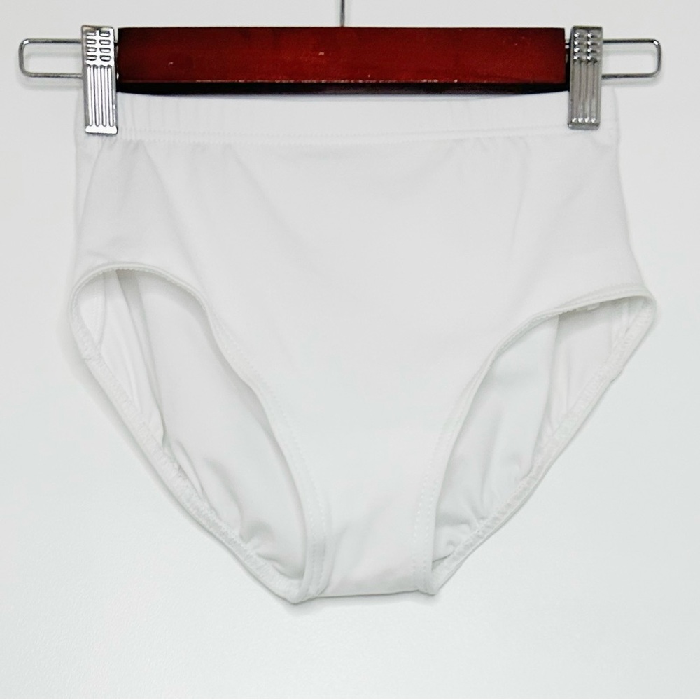 White Capezio Dance Briefs, Medium